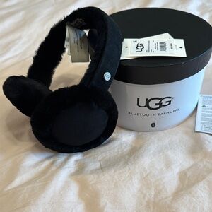UGG Black Over-Ear Headphones with Plush Comfort